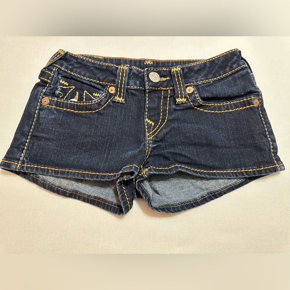 Vintage y2k true religion Jean shorts-26